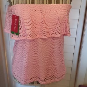 Lily Pulitzer Pink Halter Top